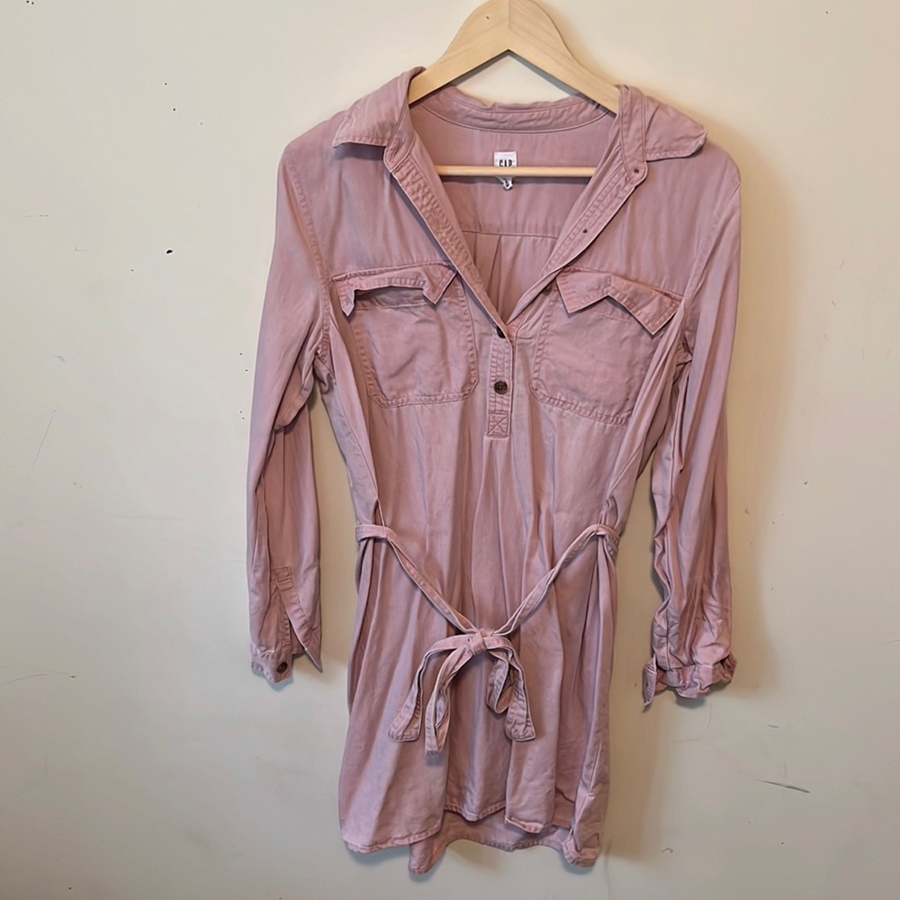 Gap Pink Denim Dress/Tunic Size M